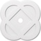 Ekena Millwork Charlotte Architectural Grade PVC Ceiling Medallion, 26"OD x 3"ID x 10 1/4"C x 1"P, One-Piece CMP26CE-03000 - alternate 1